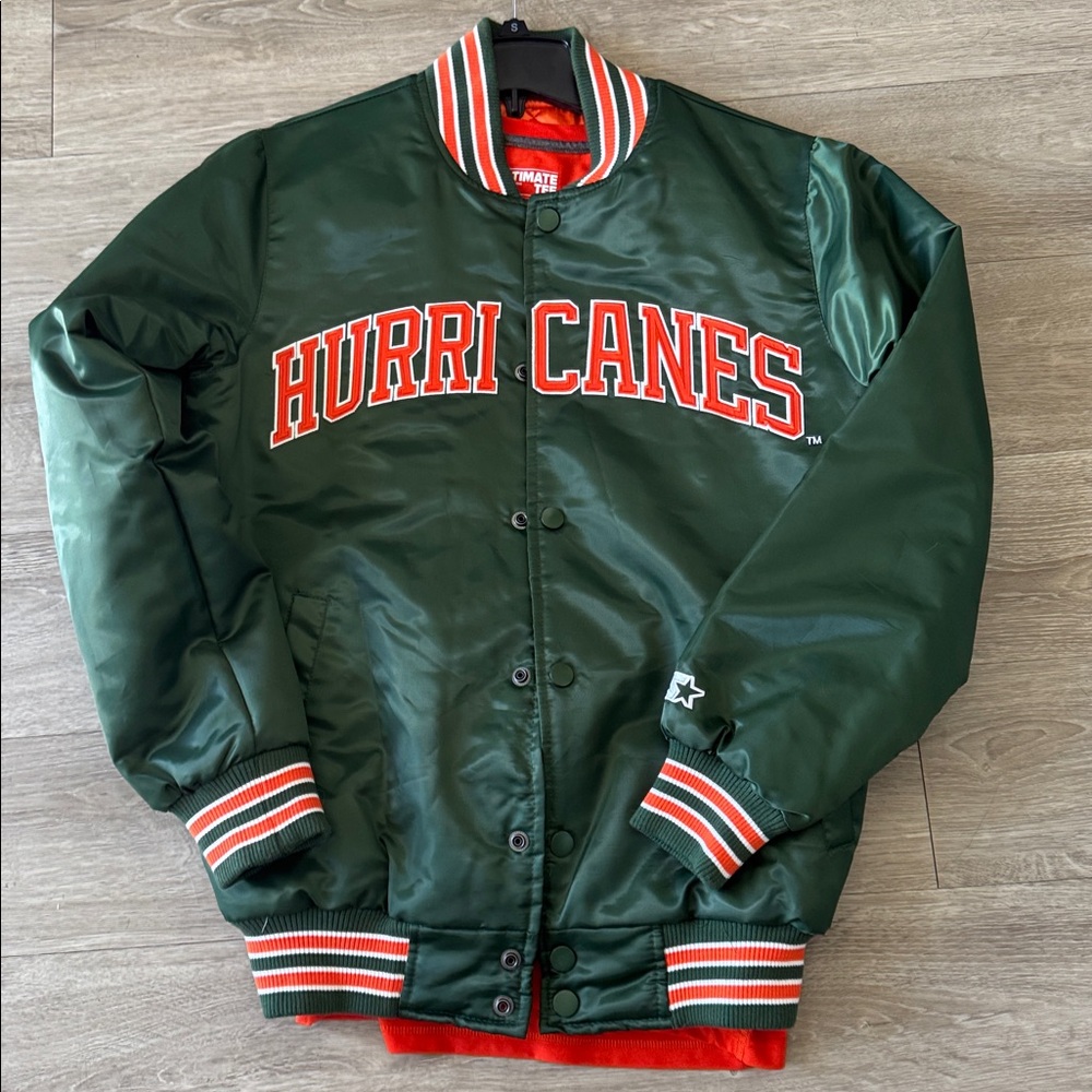 Miami Hurricanes Varsity Jacket with Shirt